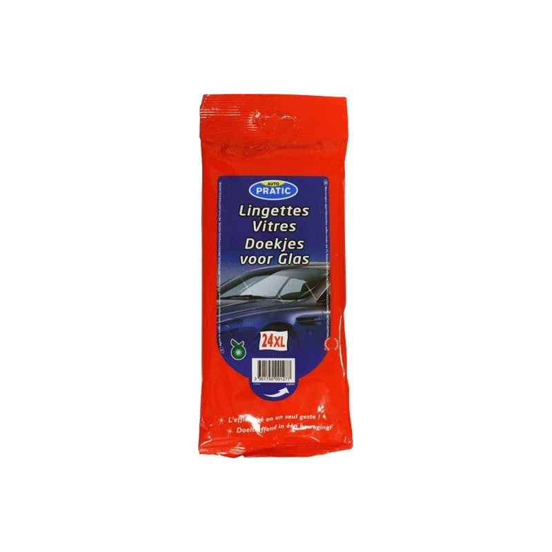 Lingettes nettoyant vitre