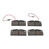 4 plaquettes de frein avant - (25mm)