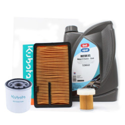 Kit entretien Kubota origine avec huile 10W40 (après 2003)