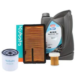 Kit entretien Kubota origine avec huile 5W40 (après 2003)