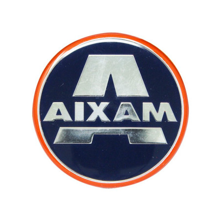 Logo Aixam (fond bleu)