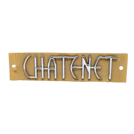 Logo de hayon chromé Chatenet