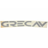 Logo pare-chocs GRECAV noir pour SONIQUE