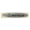 Logo autocollant Grecav Sonique pour volant