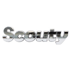 Logo de hayon Aixam Scouty chromé