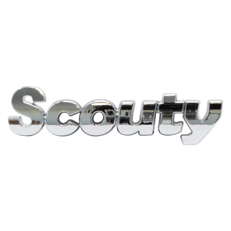 Logo de hayon Aixam Scouty chromé