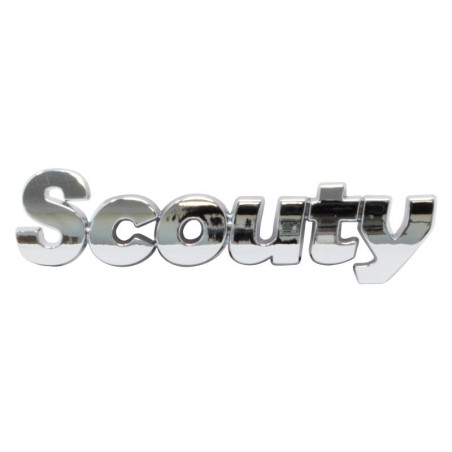 Logo de hayon Aixam Scouty chromé