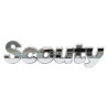 Logo de hayon Aixam Scouty chromé