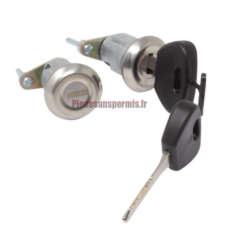 Kit barillet de porte Aixam, Chatenet, Ligier, Microcar, Minauto