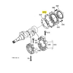 Joint de carter de palier arrière Aixam - Minauto