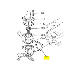 Joint de bride de thermostat Aixam - Minauto