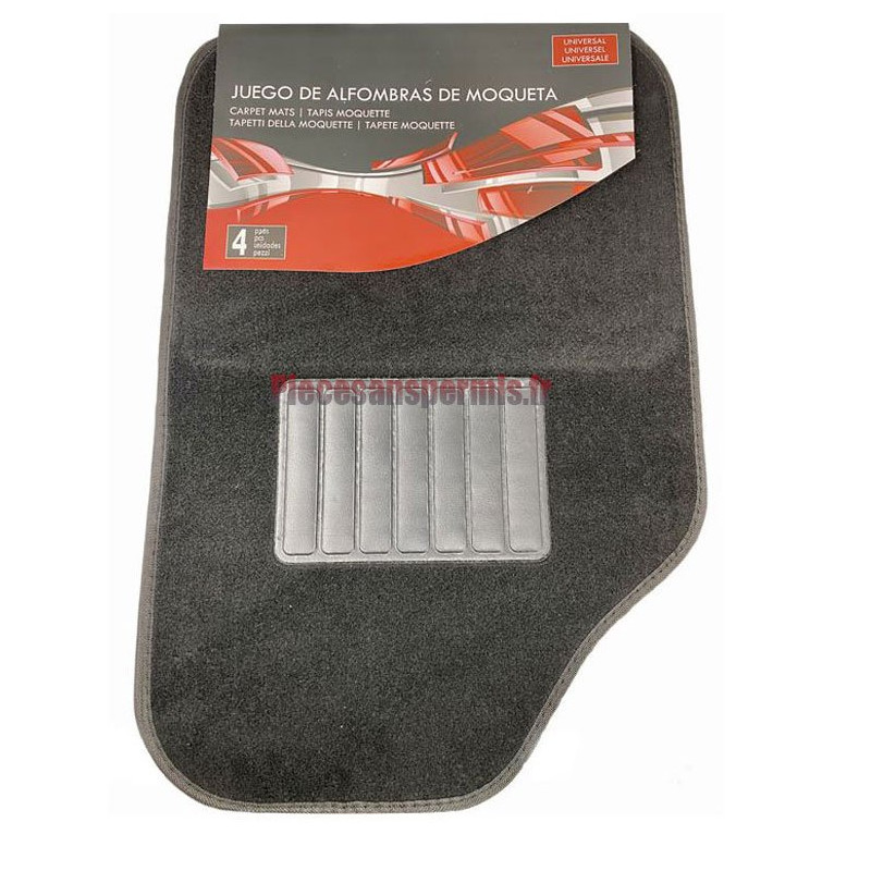 Tapis de sol moquette (jeu de 4 tapis)