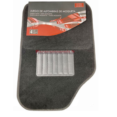Tapis de sol moquette (jeu de 4 tapis)