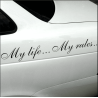 Sticker My life My rules