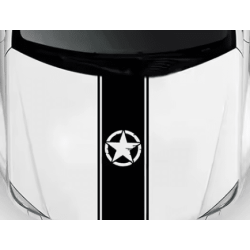 Sticker bande étoile