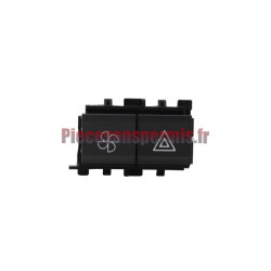 Interrupteur de commande warning et ventilation