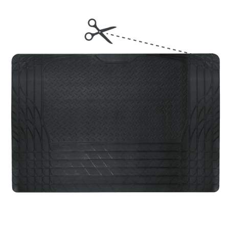 Tapis de coffre noir en pvc universel