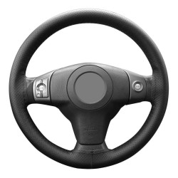 Couvre volant cuir noir