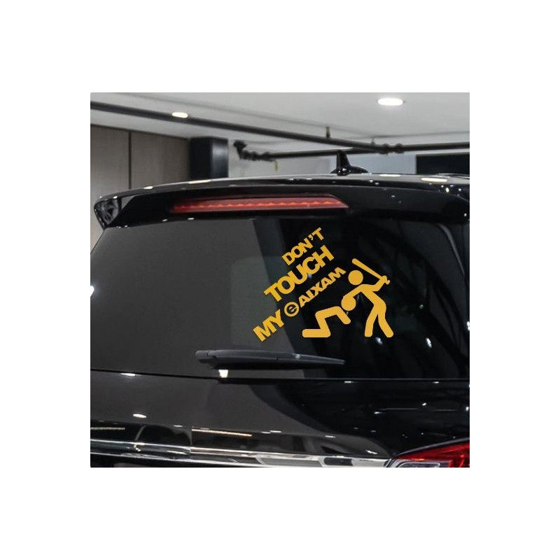 Stickers don't touch my Aixam 40x32 cm