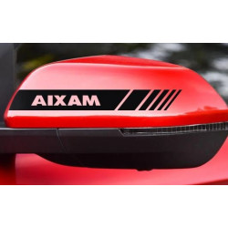 Stickers bande rétroviseur Aixam