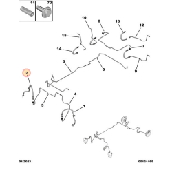 Flexible de frein avant droit Citroen ami / Opel Rocks-E / Fiat Topolino