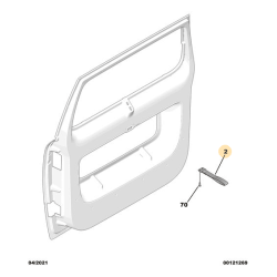 Poignée de fermeture de porte CITROËN AMI 1er montage