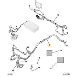 Câble batterie puissance Citroën Ami et Opel Rocks-E