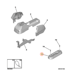 Support d'interrupteur de commande de vitesse CITROËN AMI / Opel Rocks-E
