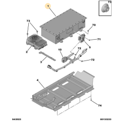 Batterie de traction Citroen AMi 1er montage (5 KWH)