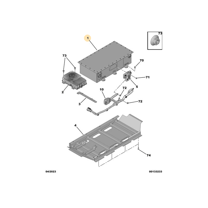 Batterie de traction Citroen AMi 1er montage (5 KWH)