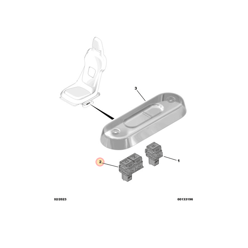 Commutateur de neutre et drive Citroen Ami / Opel Rocks-E