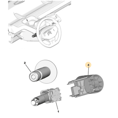 Support de commodo CITROËN AMI / Opel Rocks-E