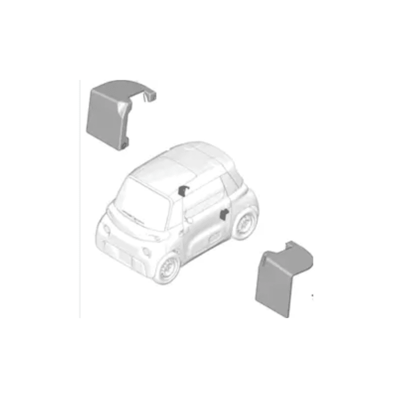Garniture de pied central droit Citroën Ami / Opel Rocks-E / Fiat Topolino