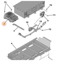 Faisceau batterie haute tension CITROËN AMI 1er montage