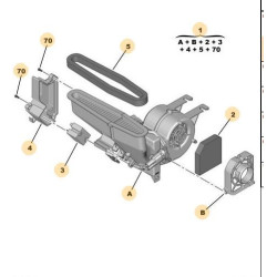 Bloc chauffage Citroen AMI / Opel Rocks-E / Topolino