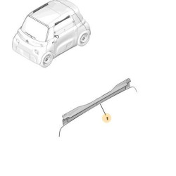 Arc de pavillon Citroën Ami / Opel Rocks-E / Fiat Topolino