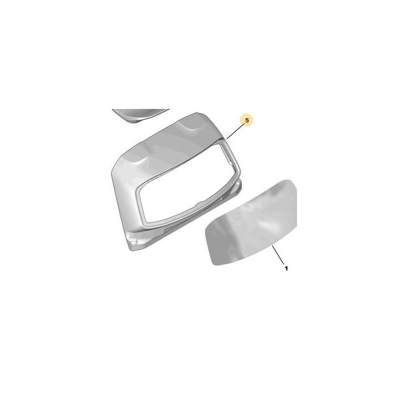 Enjoliveur de lunette arrière Citroën Ami / Opel Rocks-E