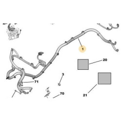 Câble batterie puissance pour Citroën Ami 2ème montage / Opel Rocks-E