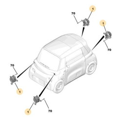 Clignotant Citroën Ami, Opel Rock-E et Fiat Topolino