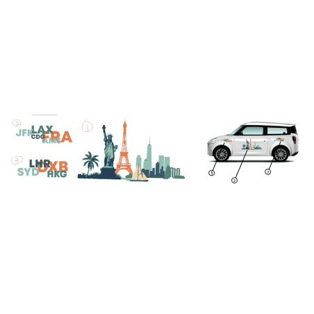 Sticker Voyage Design 01