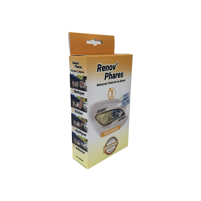Kit 3 lingettes rénovation phare