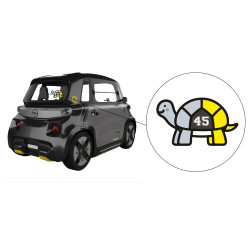 Sticker tortue Opel Rock-e