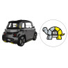 Sticker tortue Opel Rock-e