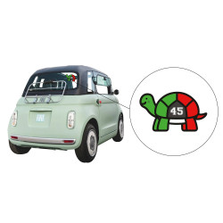 Sticker tortue Fiat Topolino