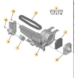 Bloc chauffage Citroen AMI / Opel Rocks-E / Topolino