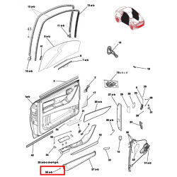 Obturateur de vide poche gauche Ligier et Microcar
