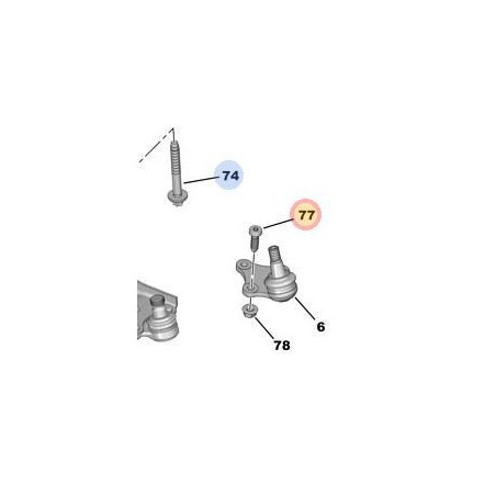 Vis CBLX Citroen Ami / Opel E-Rock / Fiat Topolino