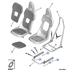 Rondelle plate pour entretoise Citroen Ami / Opel Rocks-E / Fiat topolino