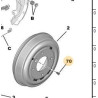 Vis à métaux pour disques et tambour arrière Citroën Ami / Opel Rocks-E / Fiat Topolino