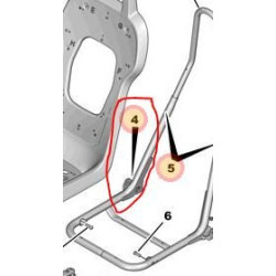 Vis de fixation du modèle de siège Citroën  Ami/ Opel E-Rock/ Fiat Topolino